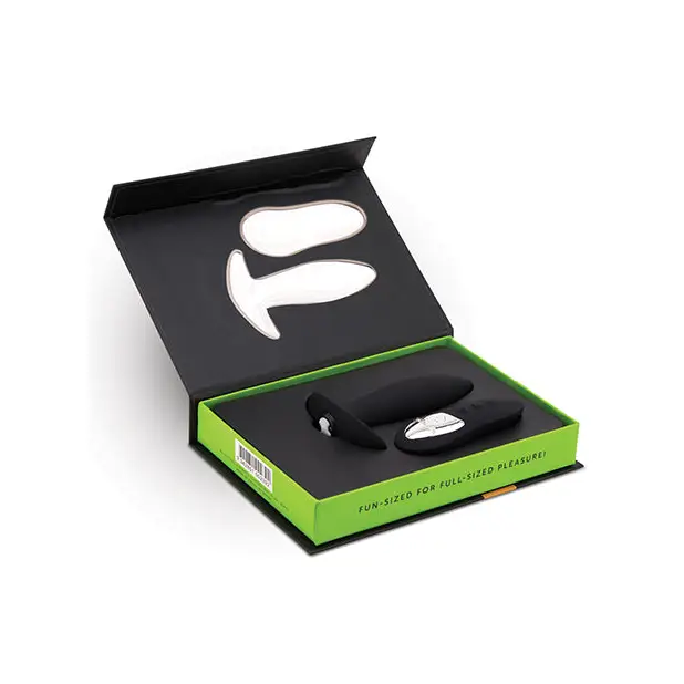 Nu Sensuelle Remote Control Rechargeable Mini Plug - Black - Anal Products