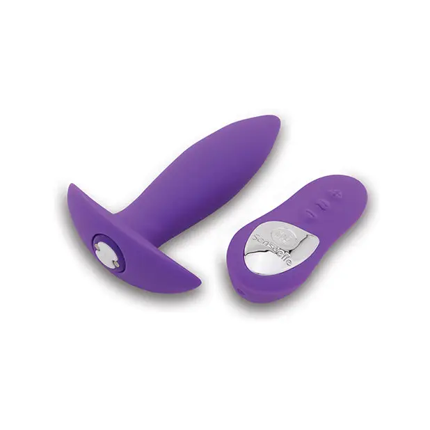 Nu Sensuelle Remote Control Rechargeable Mini Plug - Purple - Anal Products