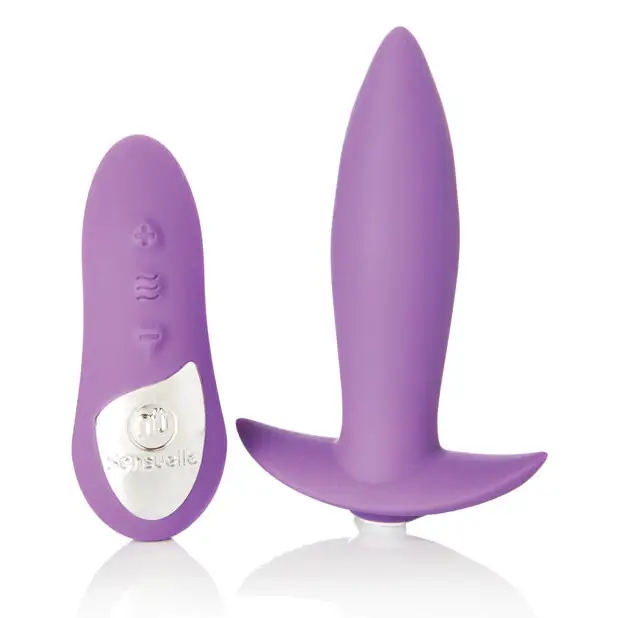 Nu Sensuelle Remote Control Rechargeable Mini Plug - Purple - Anal Products