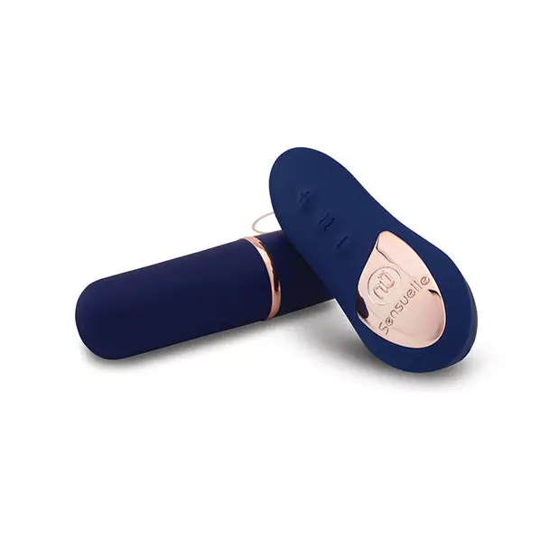 Nu Sensuelle Remote Control Wireless Bullet Plus - Navy Blue - Stimulators
