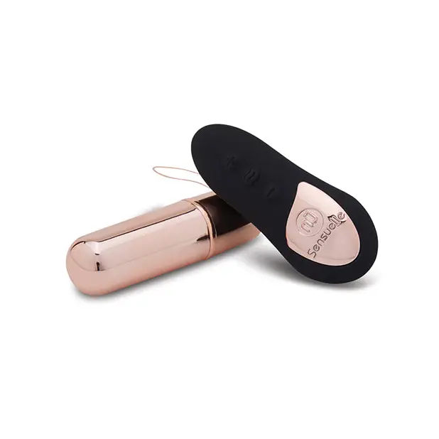 Nu Sensuelle Remote Control Wireless Bullet Plus - Rose Gold - Stimulators