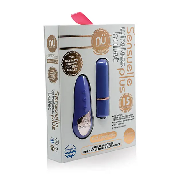 Nu Sensuelle Remote Control Wireless Bullet Plus - Ultra Violet - Stimulators