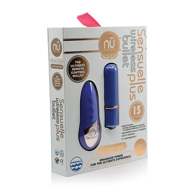 Nu Sensuelle Remote Control Wireless Bullet Plus - Ultra Violet - Stimulators