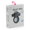 Nu Sensuelle Rev Silicone 7 Function Bullet Ring w/Flutter Tip - Black - Penis Enhancement