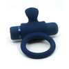 Nu Sensuelle Rev Silicone 7 Function Silicone Bullet Ring w/Flutter Tip - Navy - Penis Enhancement