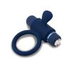 Nu Sensuelle Rev Silicone 7 Function Silicone Bullet Ring w/Flutter Tip - Navy - Penis Enhancement