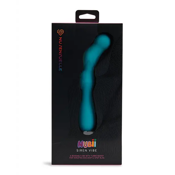 Nu Sensuelle Siren Nubii G-Spot Vibe w/Hinge - Blue - Vibrators