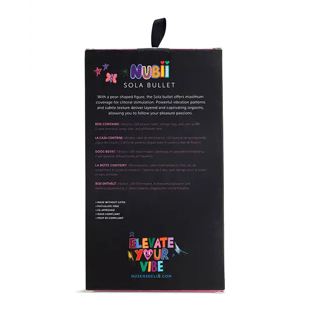 Nu Sensuelle Sola Nubii Flexible Bullet - Pink - Stimulators