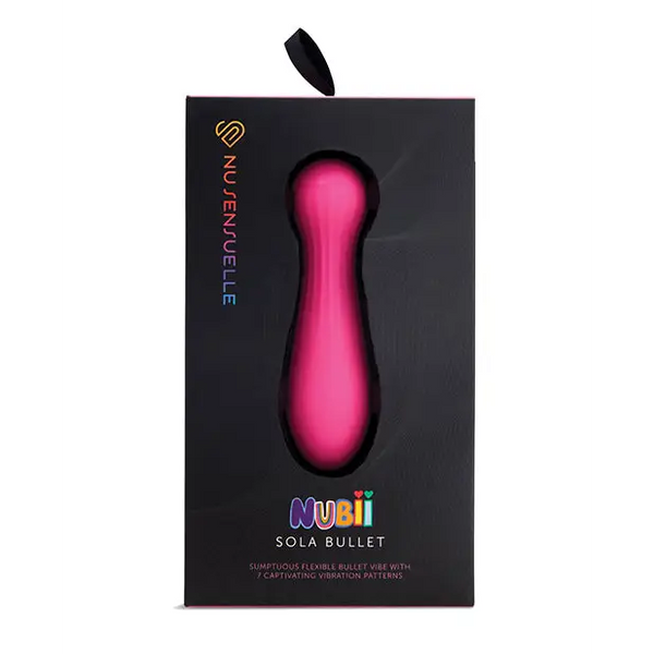 Nu Sensuelle Sola Nubii Flexible Bullet - Pink - Stimulators
