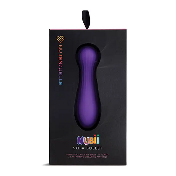 Nu Sensuelle Sola Nubii Flexible Bullet - Purple - Stimulators