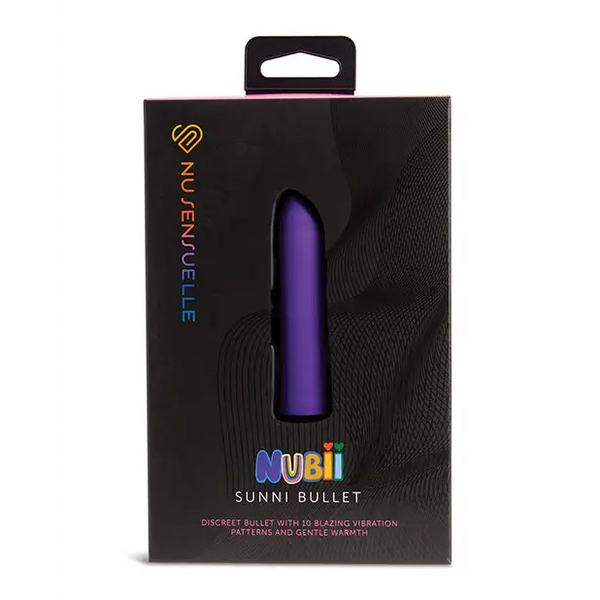Nu Sensuelle Sunni Nubii Warming Bullet - Purple - Stimulators