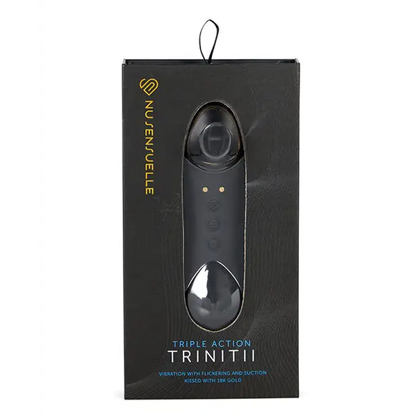 Nu Sensuelle Trinitii Tongue Vibe - 18k Gold - Stimulators