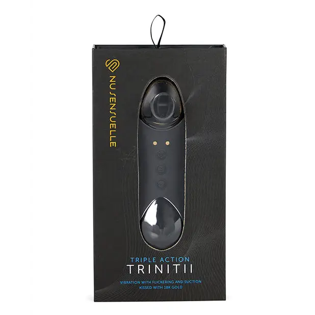 Nu Sensuelle Trinitii Tongue Vibe - 18k Gold - Stimulators