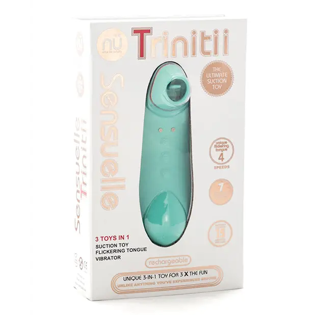Nu Sensuelle Trinitii Tongue Vibe - Electric Blue - Stimulators