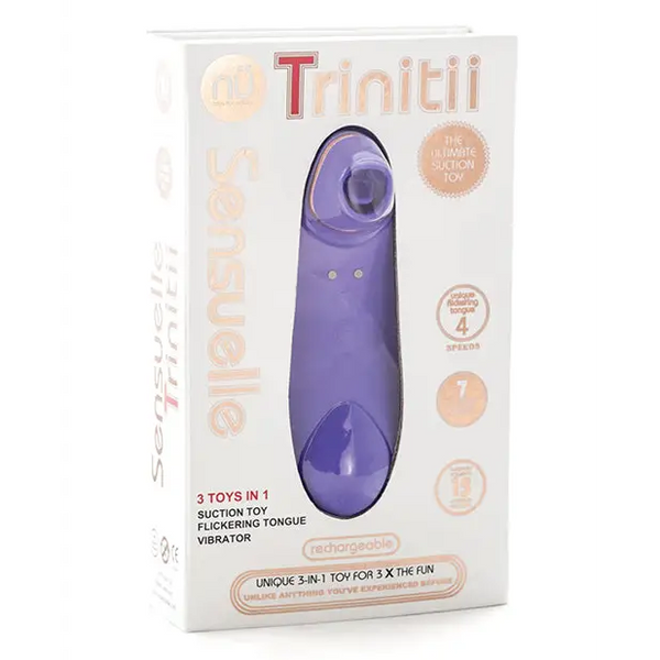 Nu Sensuelle Trinitii Tongue Vibe - Ultra Violet - Stimulators