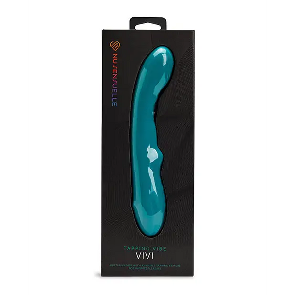 Nu Sensuelle Vivi Double Tapping Vibe - Emerald Green - Vibrators