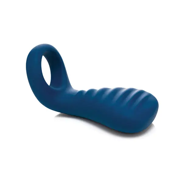 OhMiBod Blue Motion Nex 3 Bluetooth Couples Ring - Cobalt Blue - Penis Enhancement