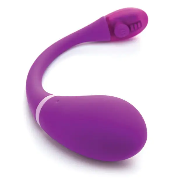 OhMiBod Esca 2 Interactive Bluetooth Internal Vibe - Purple - Vibrators