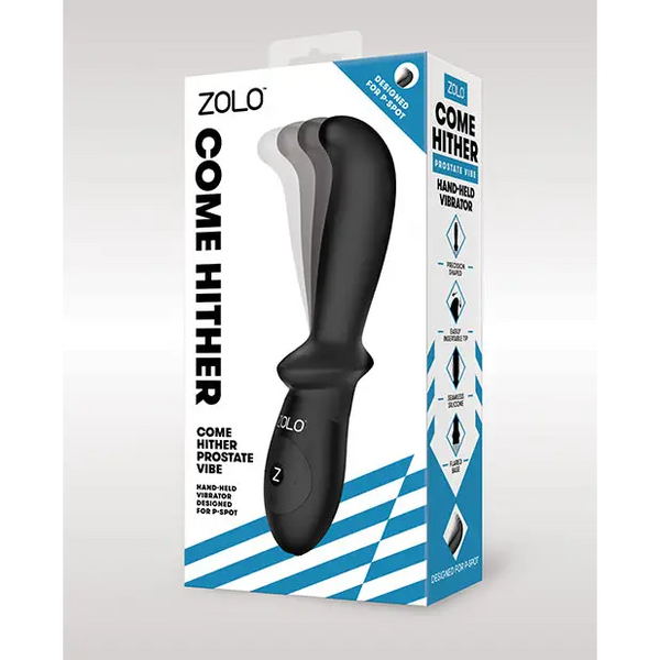 OLO Come Hither Prostate Vibe - Black - Anal Products