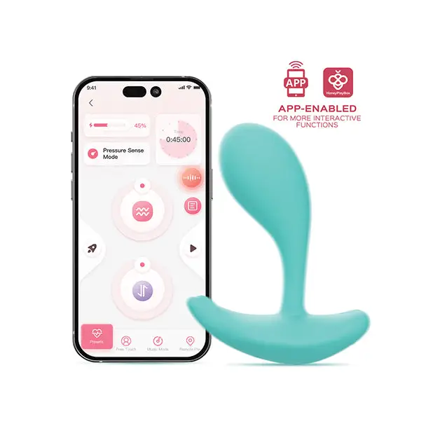 Oly 2 Pressure Sensing App-Enabled Wearable Clit & G Spot Vibrator - Blue