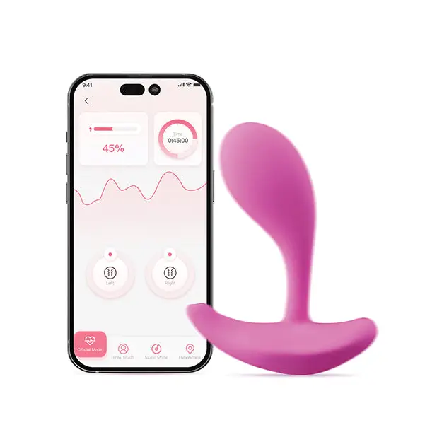 Oly App-Enabled Wearable Clit & G Spot Vibrator - Pink