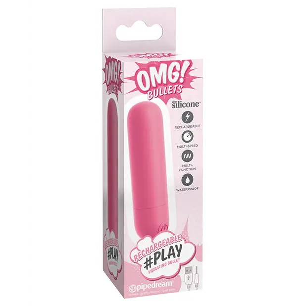OMG! Bullets (Hash Tag) Play - Pink - Stimulators