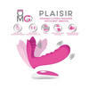 OMG Plaisir Wearable Clitoral Massager w/G-Spot Vibrator - Pink - Stimulators