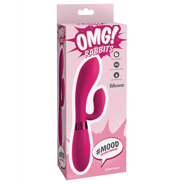 OMG! Rabbits (Hash Tag) Mood - Fuchsia - Vibrators