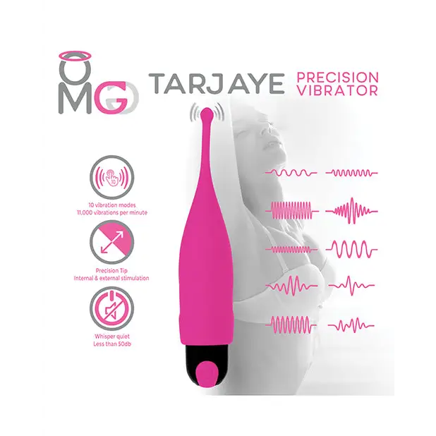OMG Tarjaye Travel Size Precision Stimulator - Pink - Stimulators