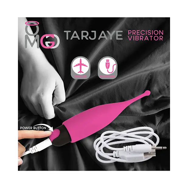OMG Tarjaye Travel Size Precision Stimulator - Pink - Stimulators