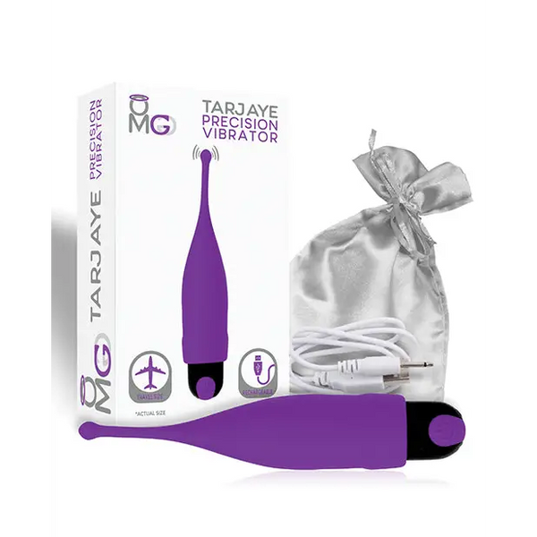 OMG Tarjaye Travel Size Precision Stimulator - Purple - Stimulators