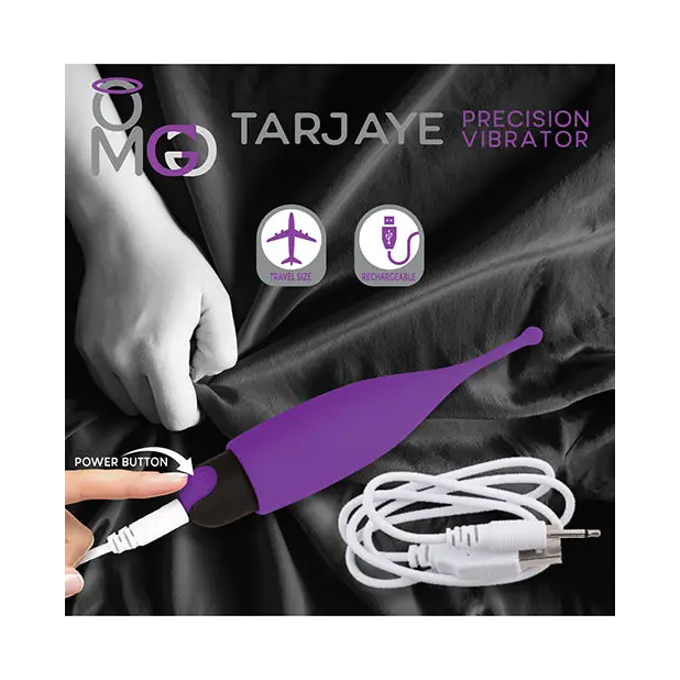 OMG Tarjaye Travel Size Precision Stimulator - Purple - Stimulators
