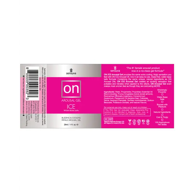 ON for Her Arousal Gel Ice - 1 oz - Sexual Enhancers