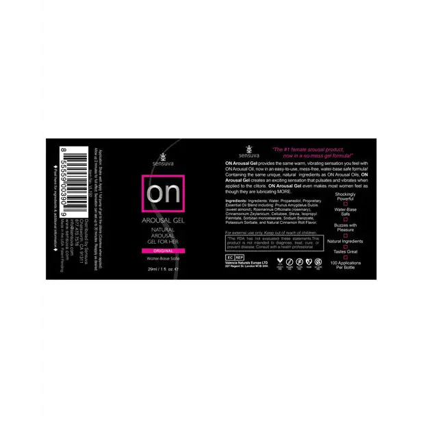 ON for Her Arousal Gel Original - 1 oz - Sexual Enhancers