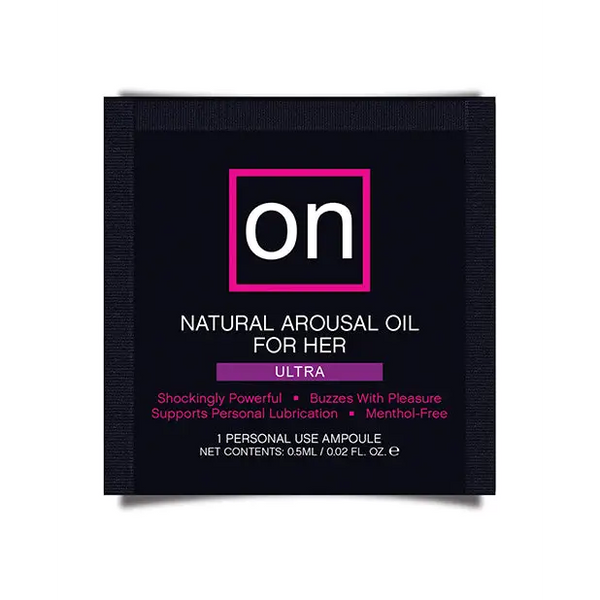 ON for Her Arousal Oil Ultra - Single Use Ampoule - Sexual Enhancers