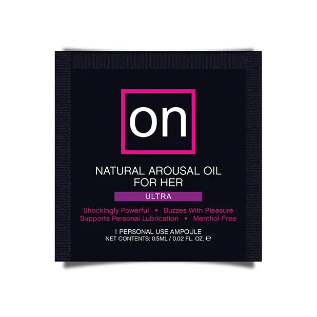 ON for Her Arousal Oil Ultra - Single Use Ampoule - Sexual Enhancers