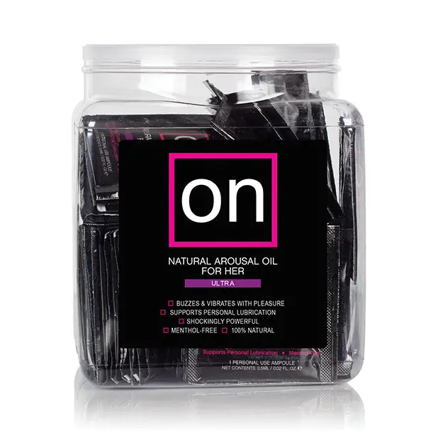 ON for Her Arousal Oil Ultra - Tub of 75 Single use Ampoule - Sexual Enhancers