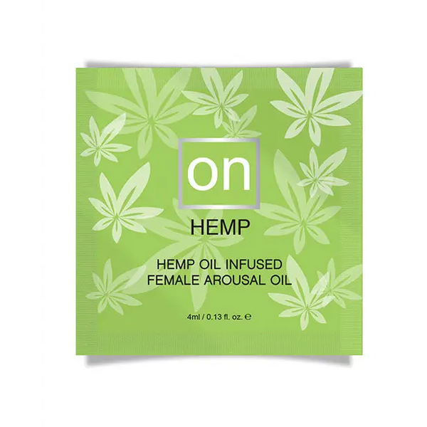 ON Hemp Oil Infused Female Arousal Oil - Single Use Ampoule - Sexual Enhancers