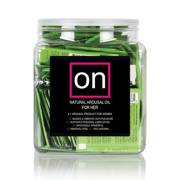 ON Hemp Oil Infused Female Arousal Oil - Tub of 75 Single Use Ampoule - Sexual Enhancers