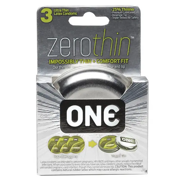 One Backdoor Pack Custom Fit Condoms - Pack of 3