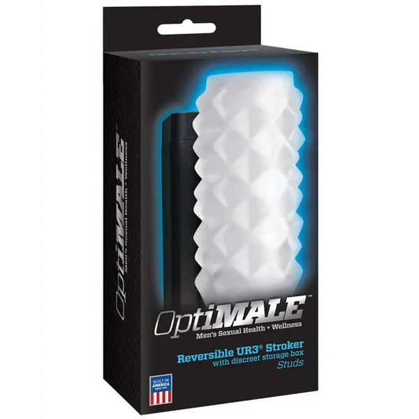 OptiMale 2 Way Strokers Studs- Clear - Dolls & Masturbators