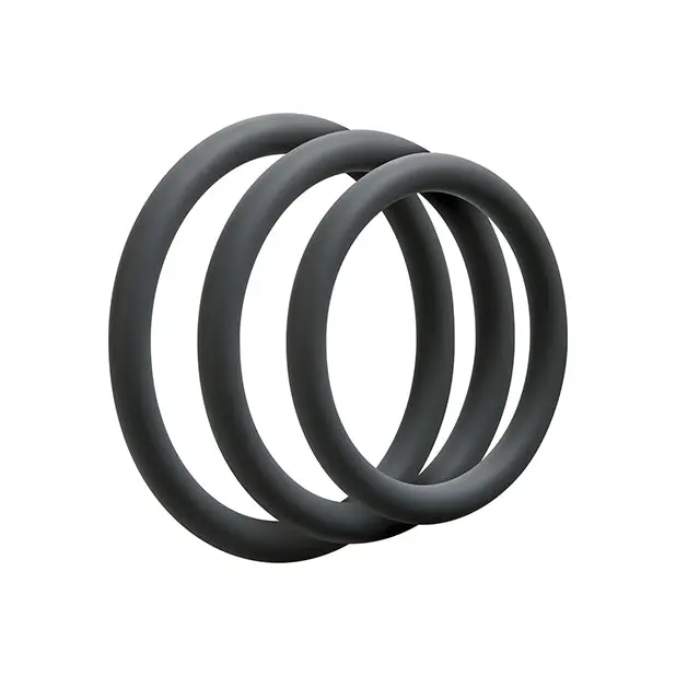 OptiMale C Ring Kit Thin - Slate - Penis Enhancement