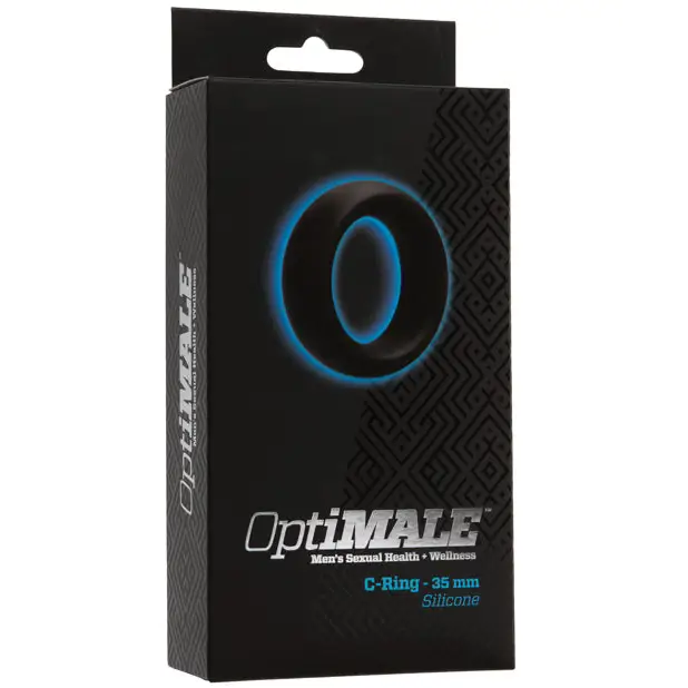 OptiMale C Ring Thick - 35 mm Black - Penis Enhancement