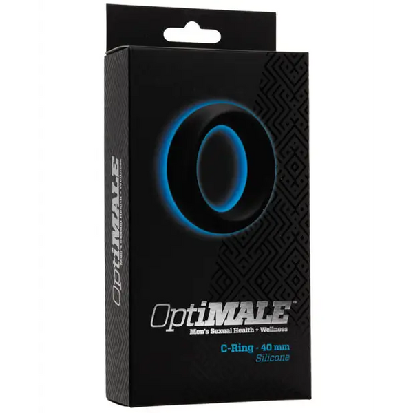 OptiMale C Ring Thick - 40 mm Black - Penis Enhancement