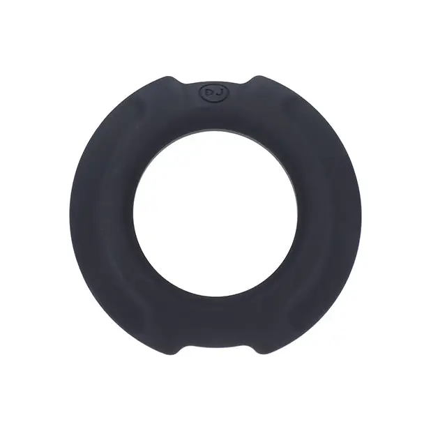 OptiMale FlexiSteel Cock Ring - 35mm Black - Penis Enhancement