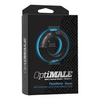 OptiMale FlexiSteel Cock Ring - 35mm Black - Penis Enhancement