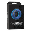 OptiMale FlexiSteel Cock Ring - 35mm Blue - Penis Enhancement