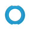 OptiMale FlexiSteel Cock Ring - 43mm Blue - Penis Enhancement