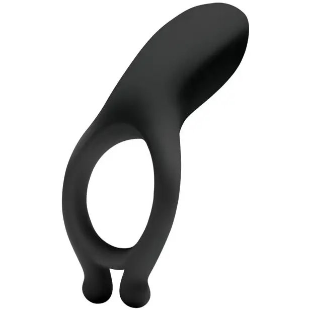 OptiMale Rechargeable Vibrating C Ring - Black - Stimulators