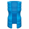 OptiMale Truskyn Silicone Stroker Ribbed - Blue - Dolls & Masturbators